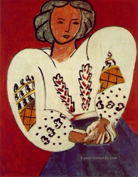 Henri Matisse Werke - Die rumänische Bluse abstrakte fauvism Henri Matisse
